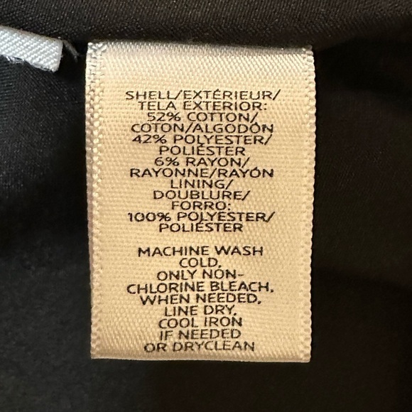 LOFT Blue and White Tribal Print Wrap Front Skirt Size 4 - Picture 6 of 8